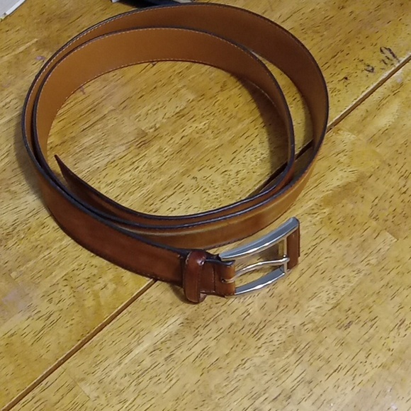 Magnanni Spanish Men's Tan Leather Belt - Picture 15 of 16